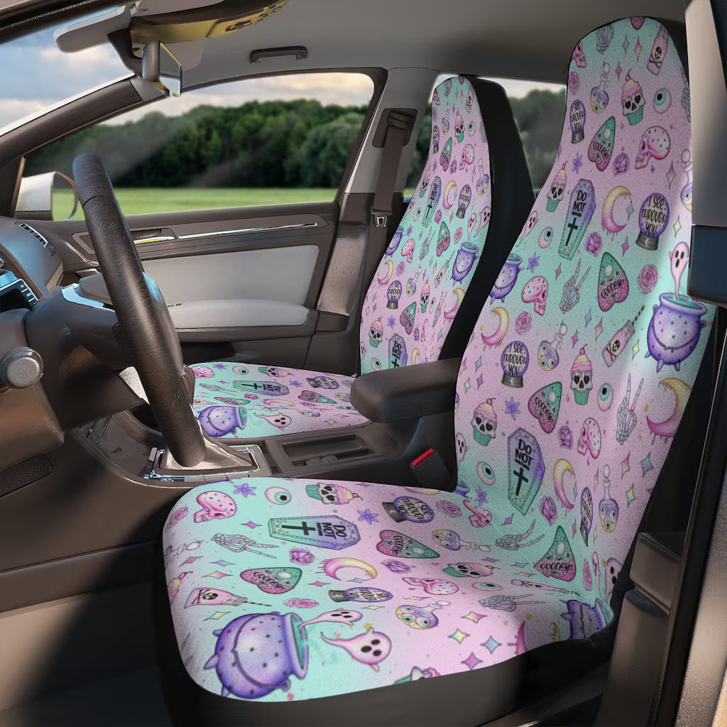 Pastel Witch Car Seat covers
