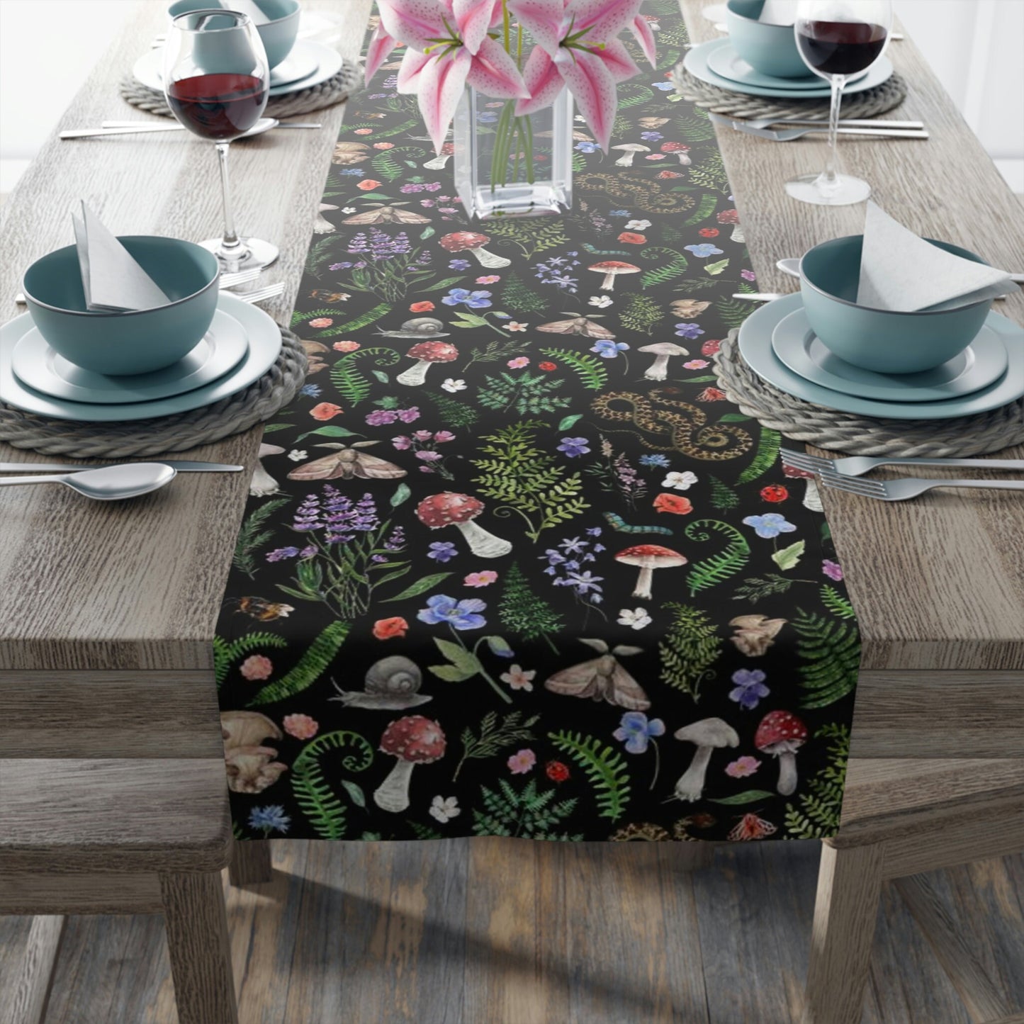 Dark Forest Dreams Table Runner