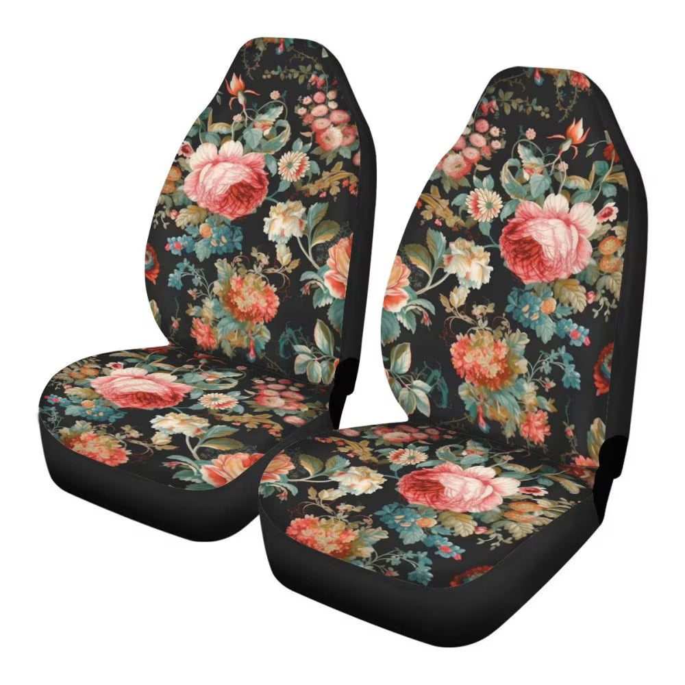 Cottagecore Rose Chintz Seat Covers