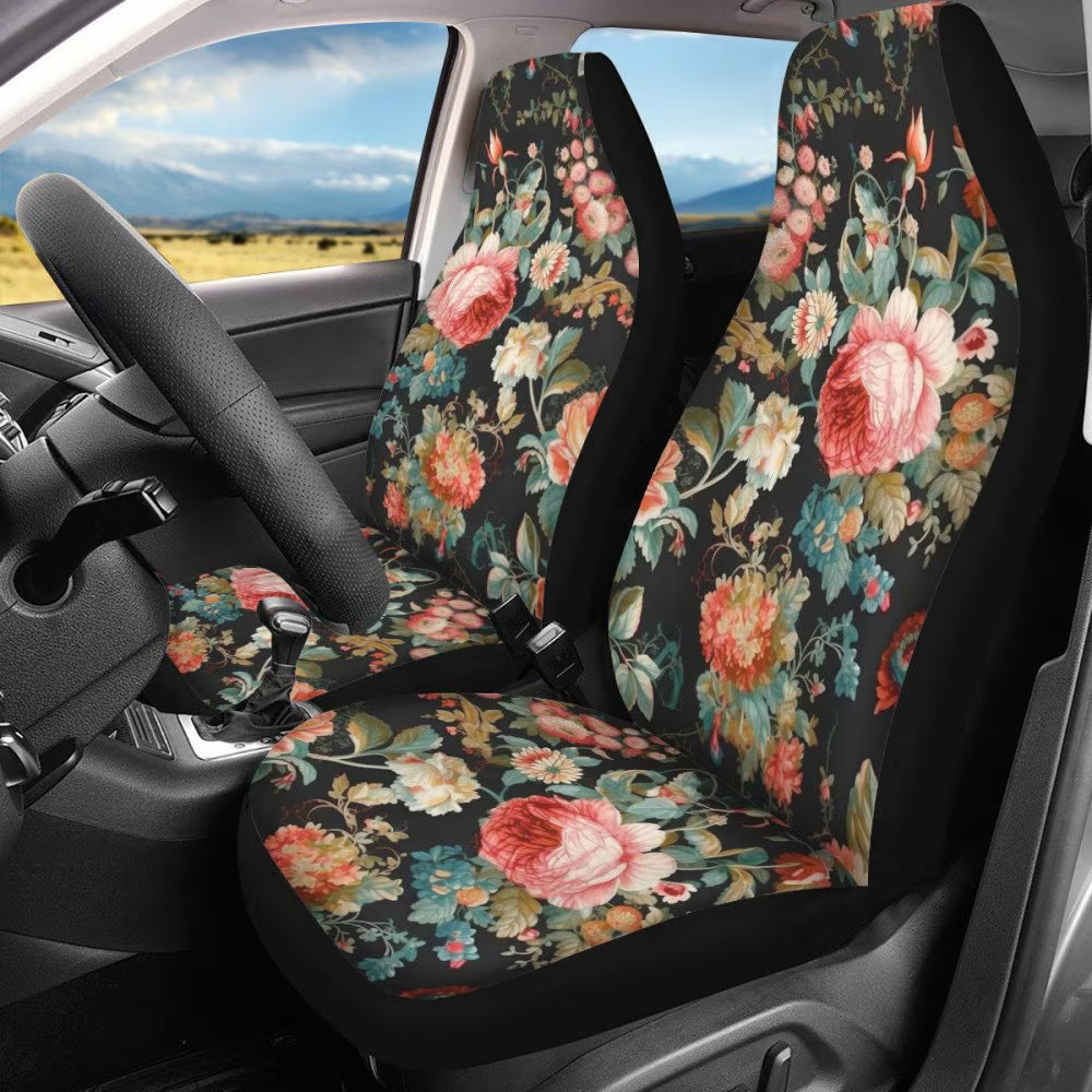 Cottagecore Rose Chintz Seat Covers