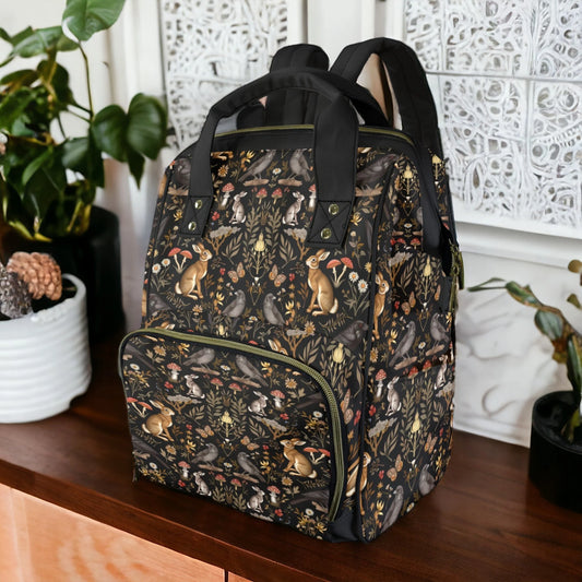 Dark Woodland Diaper Backpack