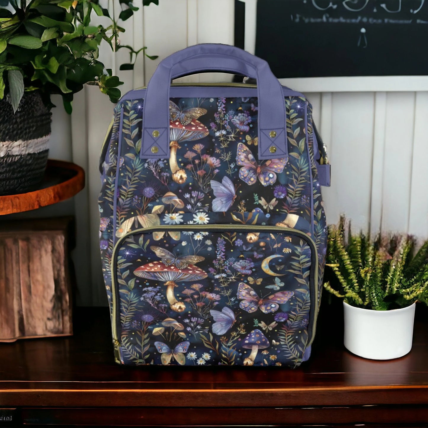 Violet Fairy World Diaper Backpack