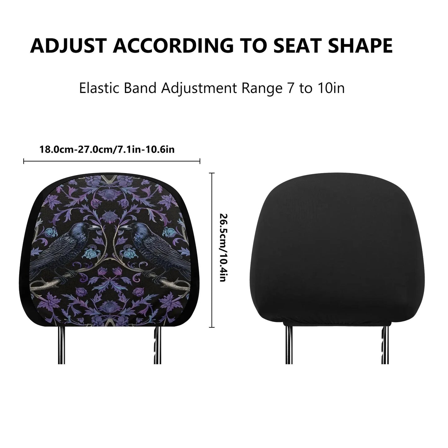 Gothic Ravens Car Seat Covers & Accessories Set
