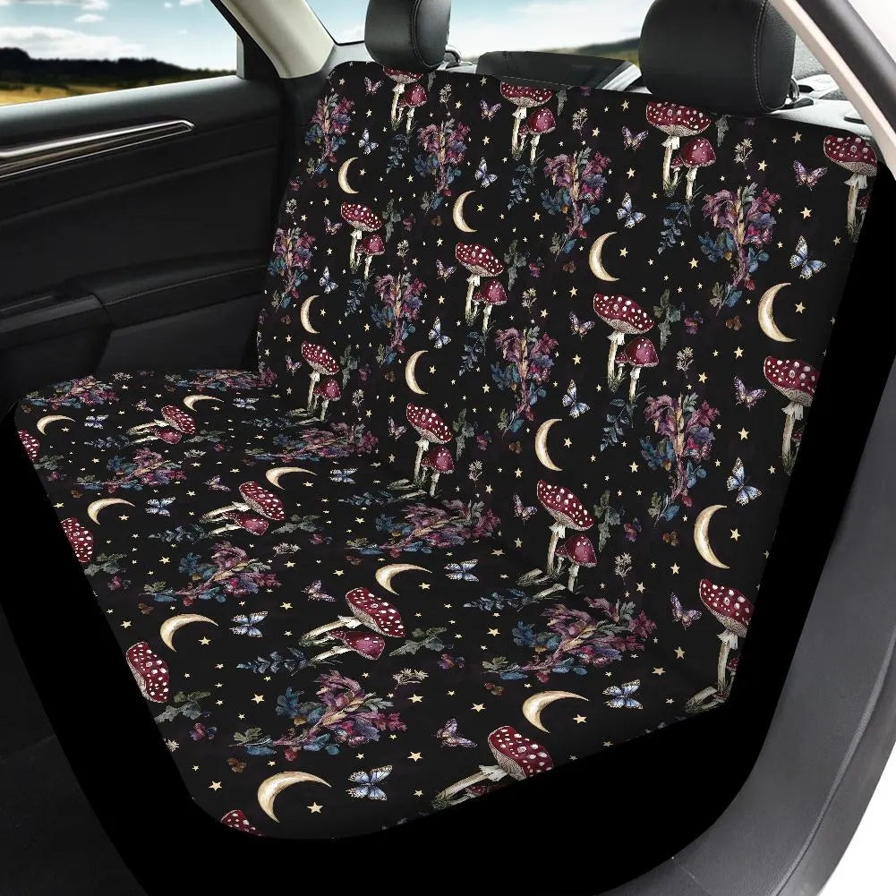 Witchy Moons & Mushrooms Car Seat Covers and Accessories