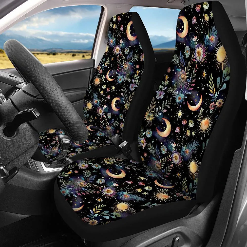 Celestial Night Garden Car Seat Covers & Car Accessories Set