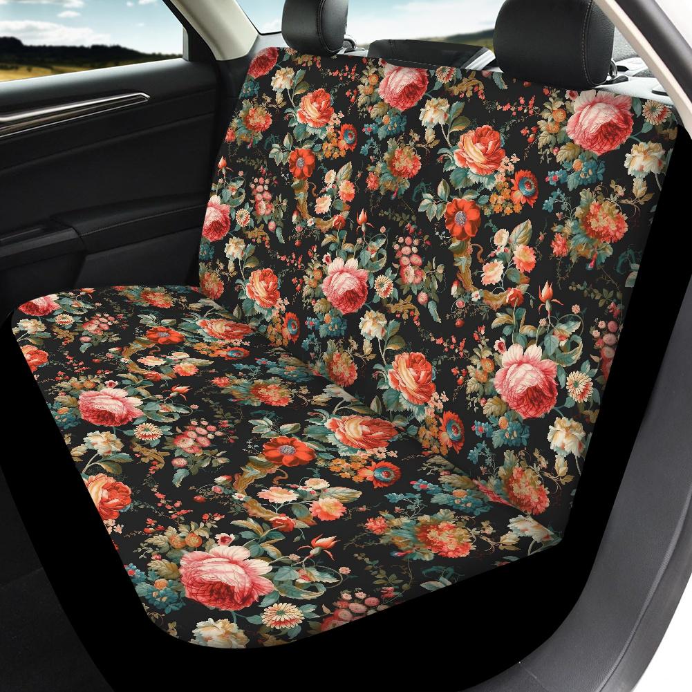 Cottagecore Rose Chintz Seat Covers