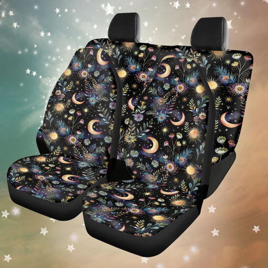 Celestial Night Garden Car Seat Covers & Car Accessories Set