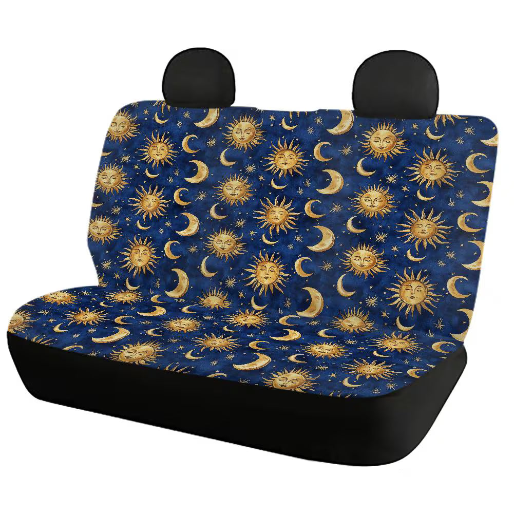 Whimsigoth Sun and Moon Car Seat Covers & Car Accessories Set