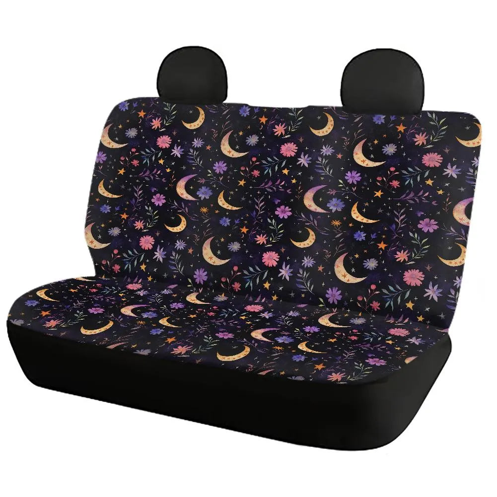 Ethereal Moons and Flowers Car Seat Covers