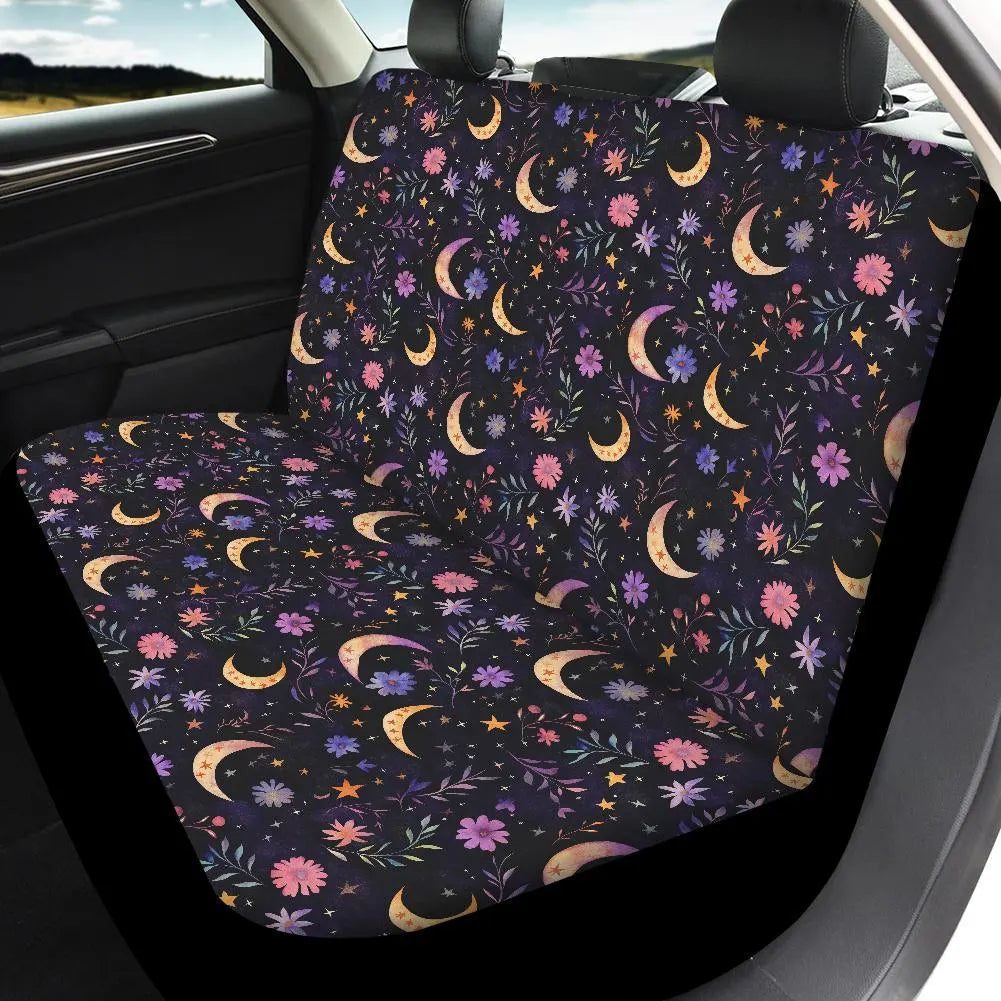 Ethereal Moons and Flowers Car Seat Covers