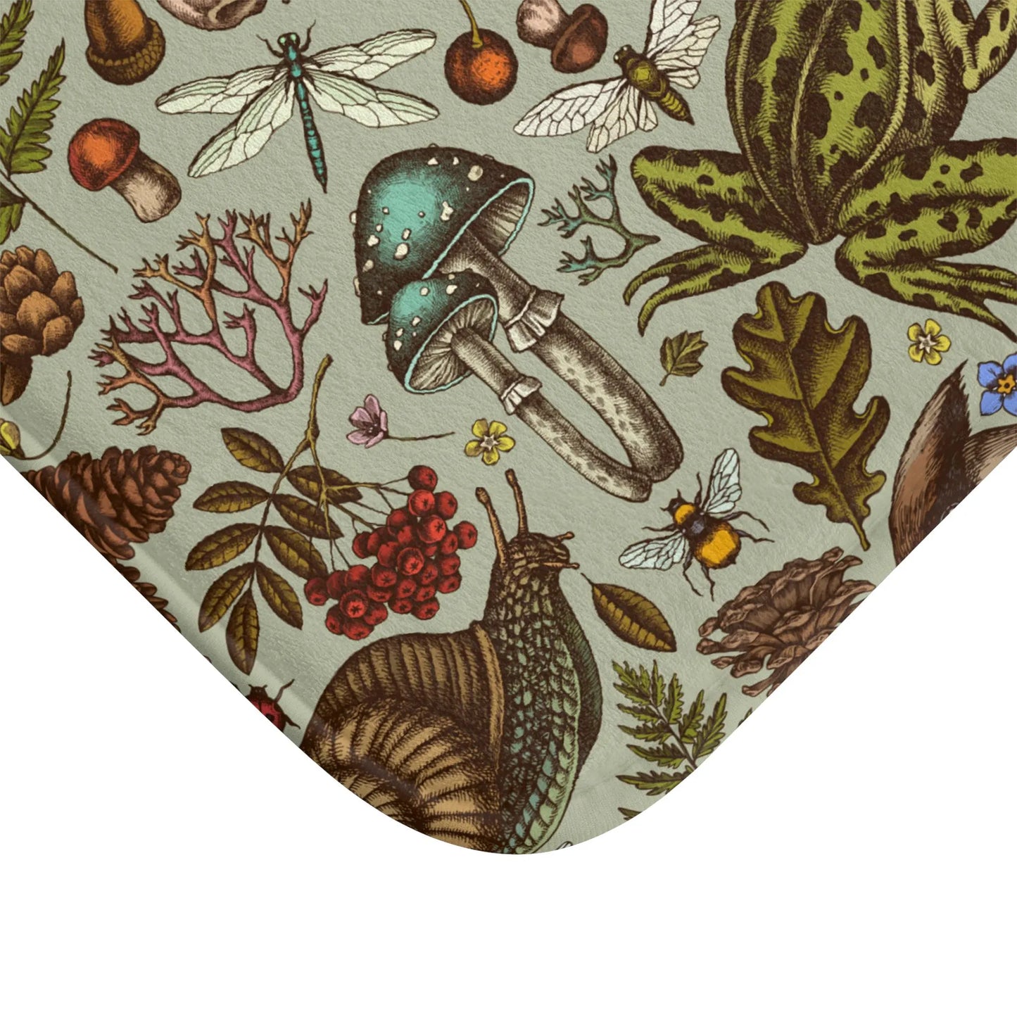 Enchanted Forest Woodland Shower Curtain & Bath Mat Set