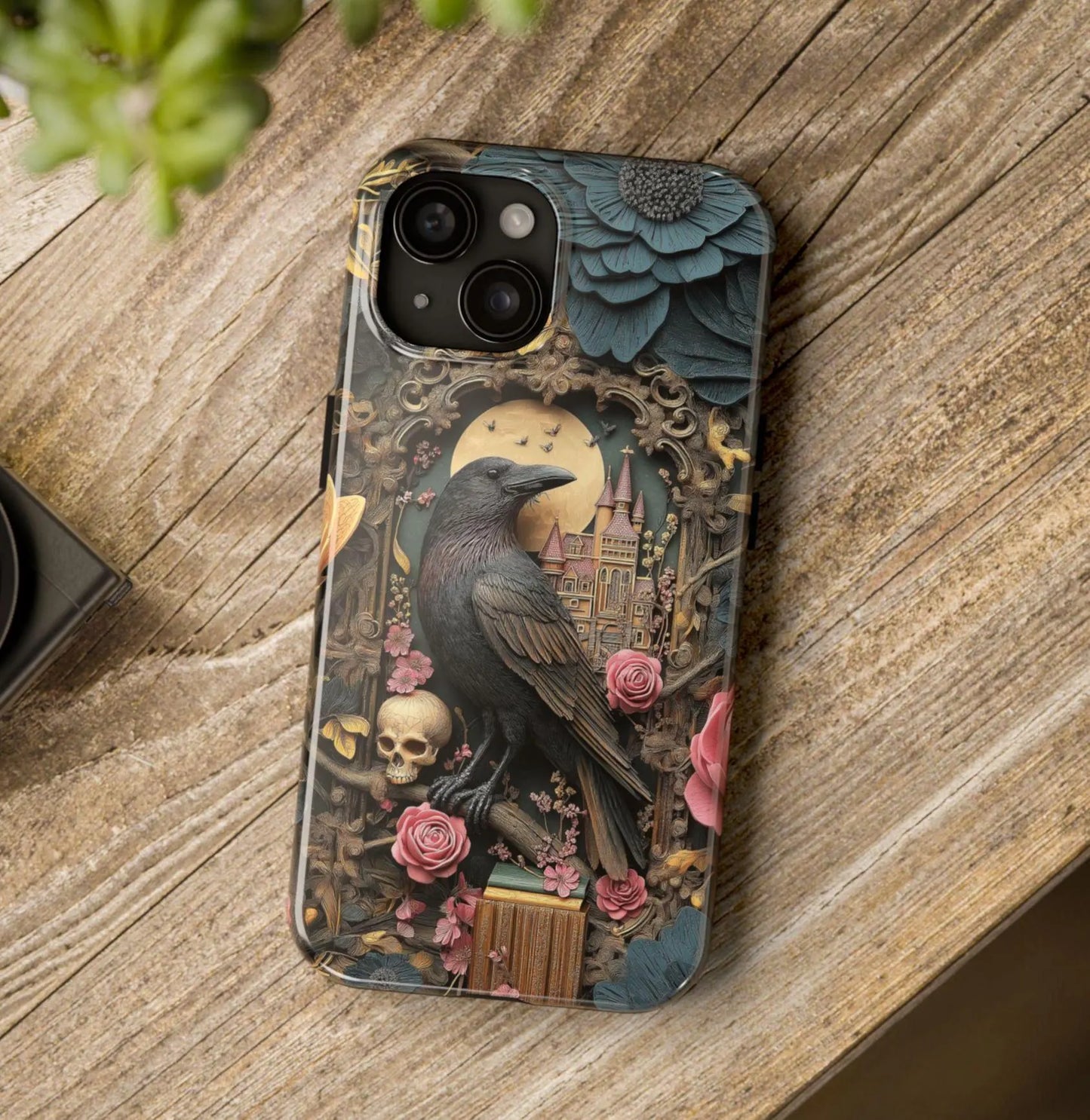 Gothic Raven Phone Case