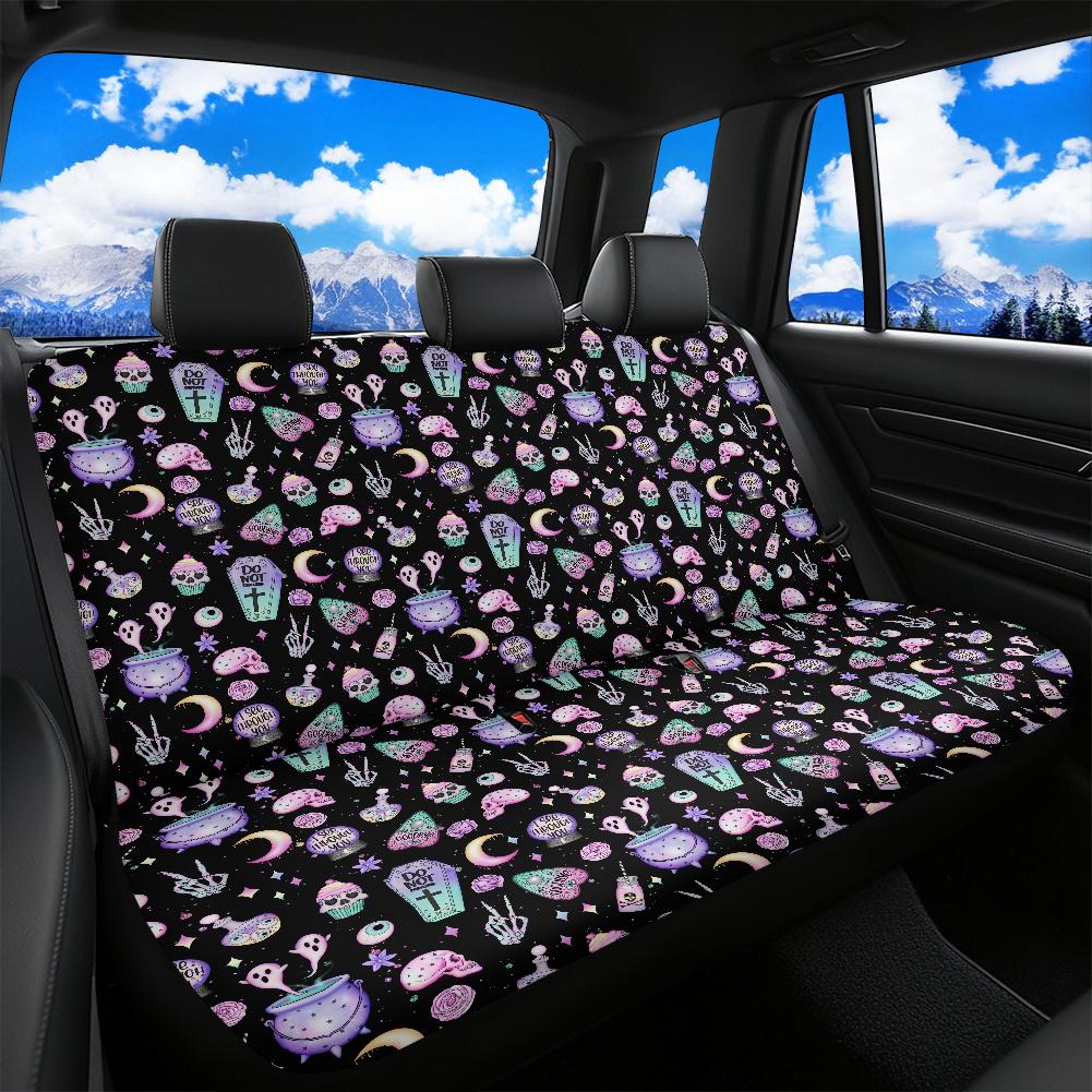 Cute Pastel Goth Witchy Car Seat Covers