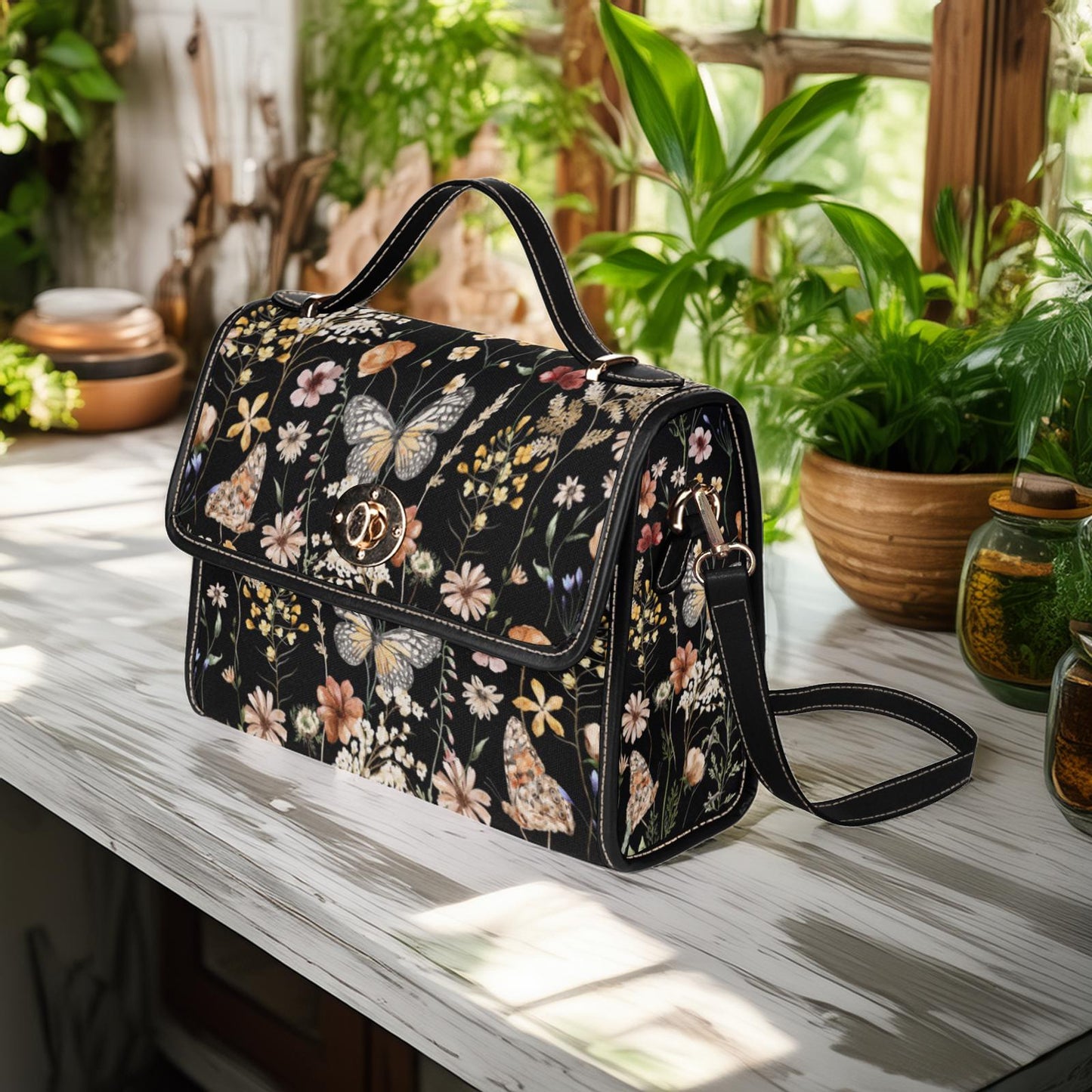 Butterfly Garden Satchel