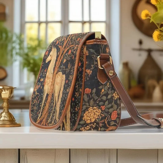 Woodland Unicorn Saddle Bag Purse