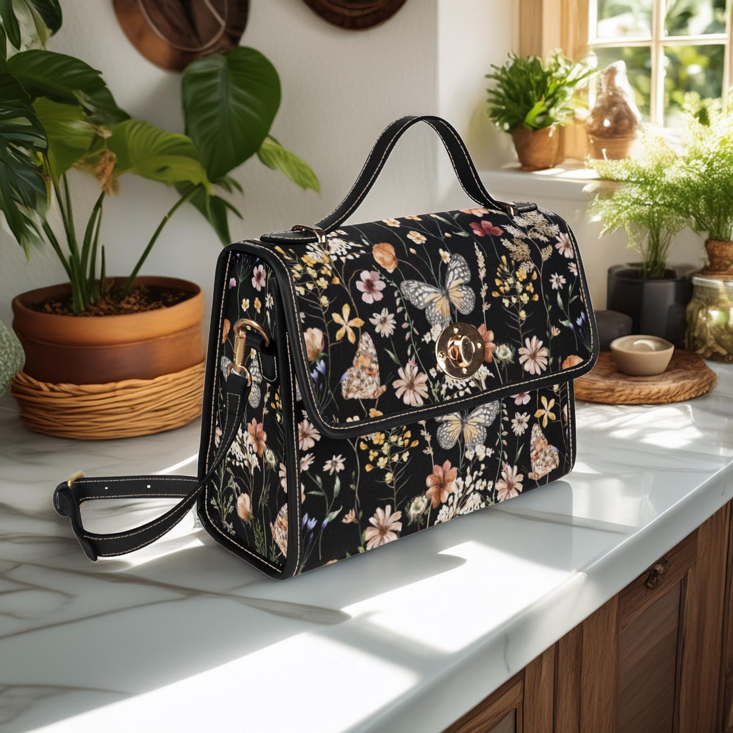 Butterfly Garden Satchel
