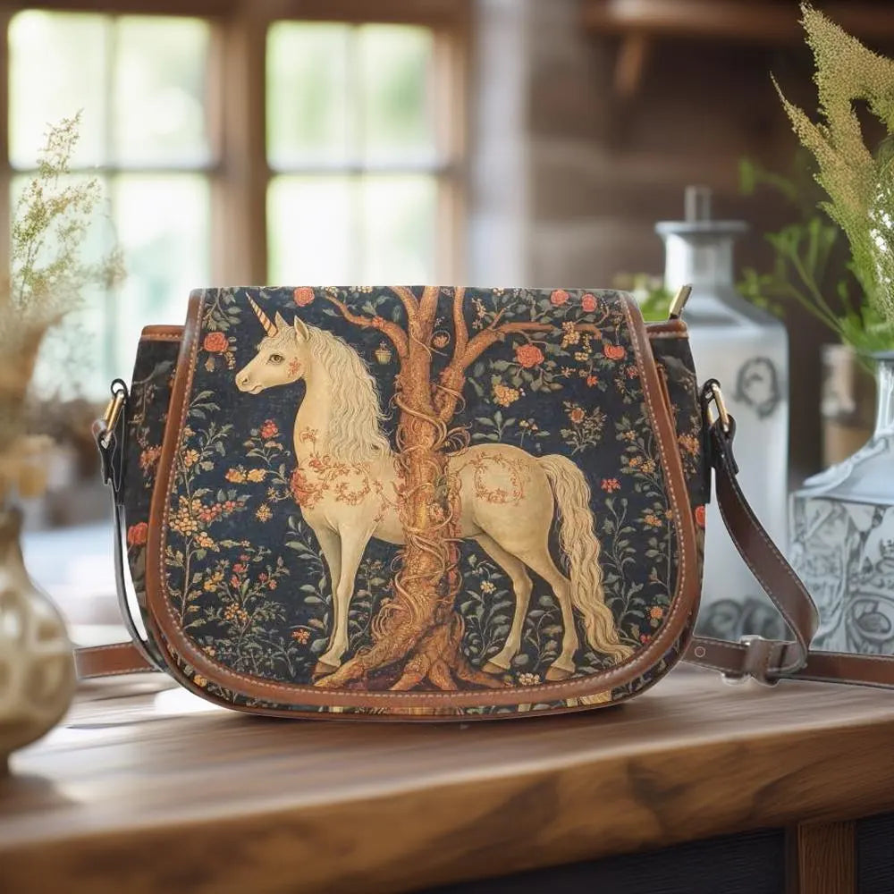 Woodland Unicorn Saddle Bag Purse