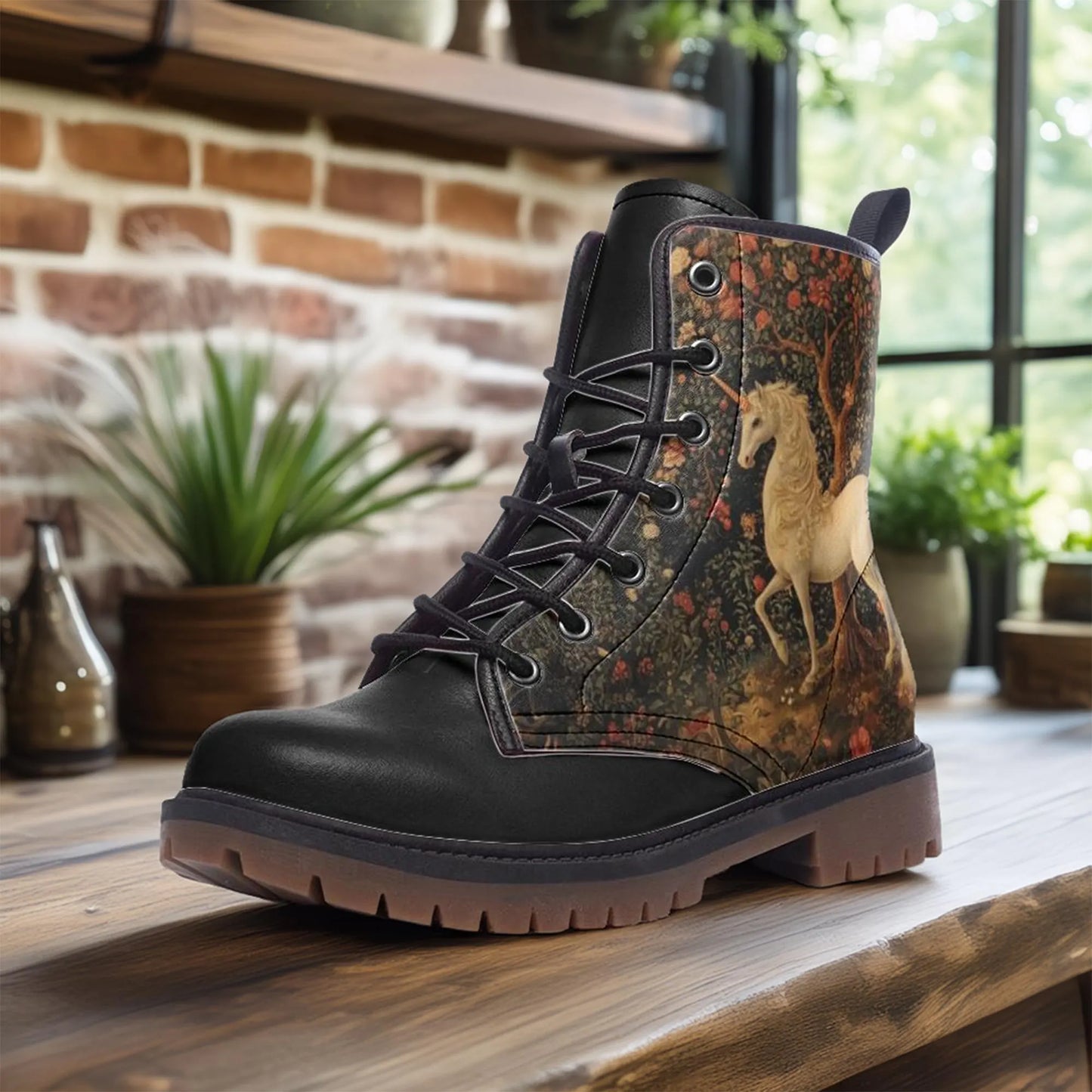 Unicorn & Roses Vegan Boots