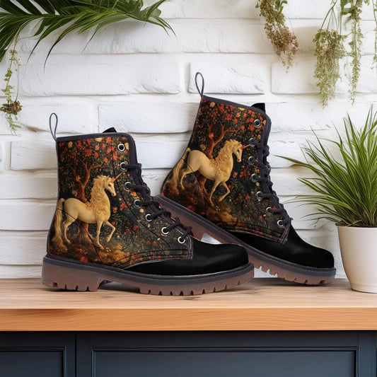 Unicorn & Roses Vegan Boots