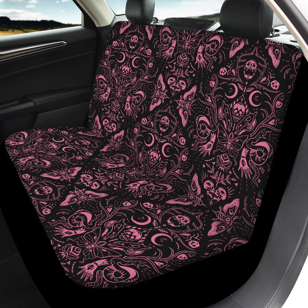 Pastel Pink Gothic Car Seat Covers