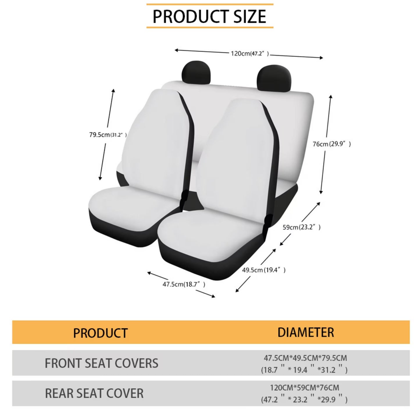 Celestial Night Garden Car Seat Covers & Car Accessories Set