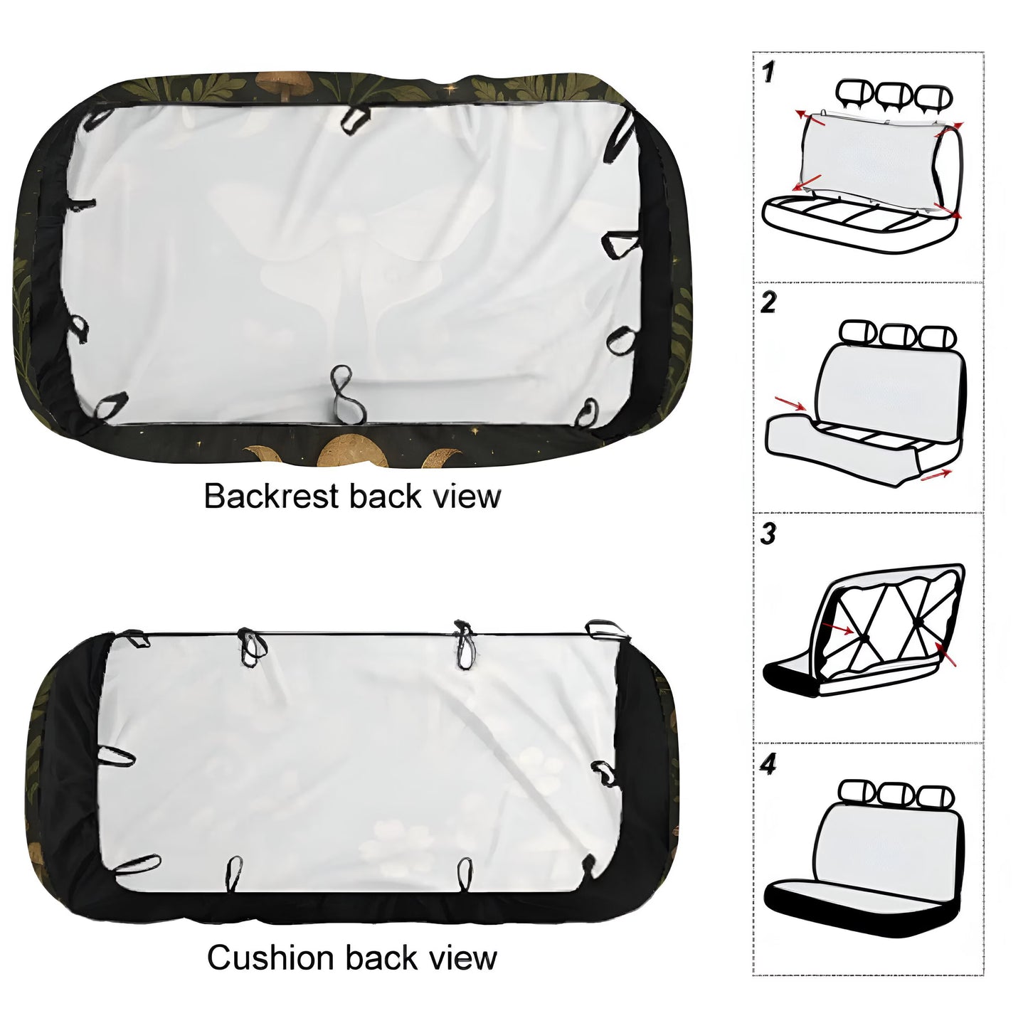 Celestial Night Garden Car Seat Covers & Car Accessories Set