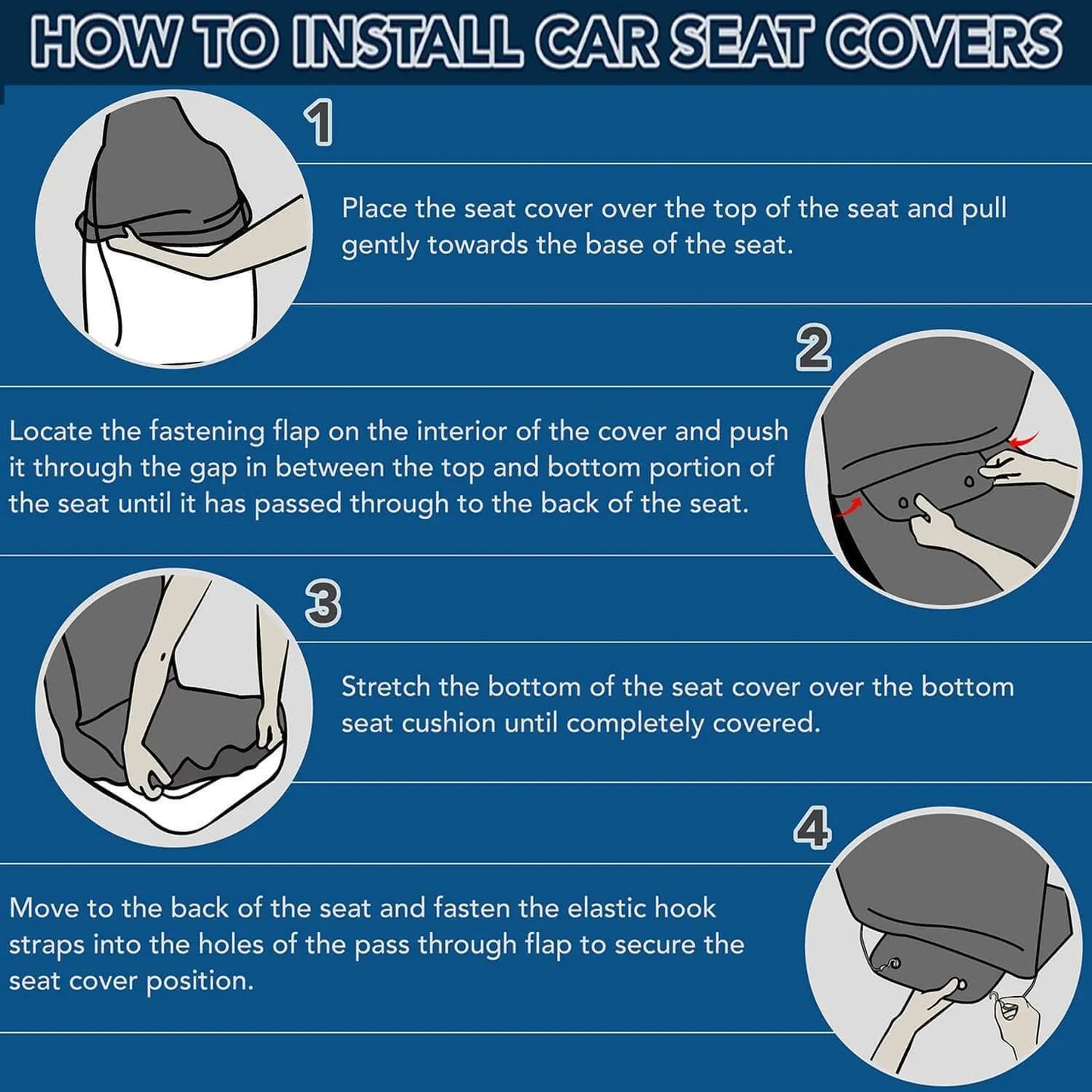 Celestial Night Garden Car Seat Covers & Car Accessories Set