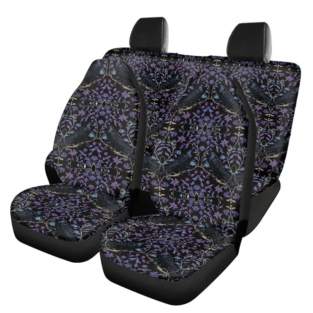 Gothic Ravens Car Seat Covers & Accessories Set