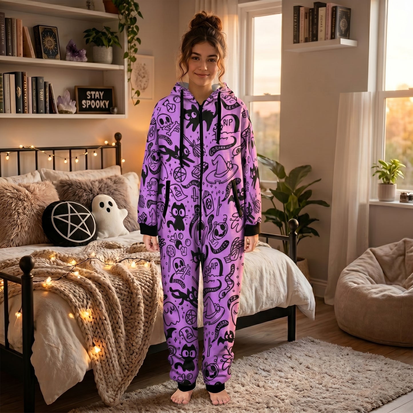 Spooky Cute Adult Onesie Pajamas