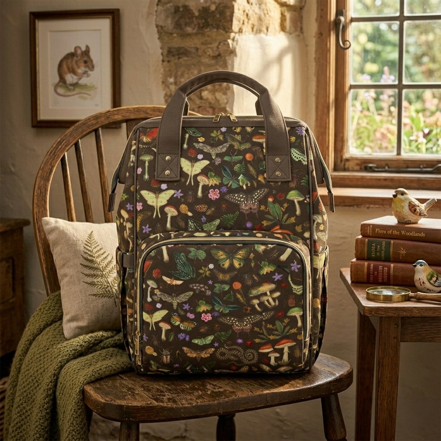 Vintage Naturalist Diaper Bag