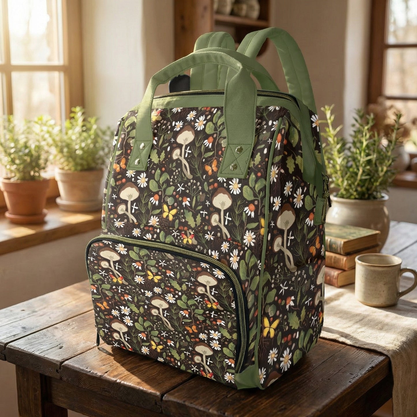 Goblincore Woodland Diaper Backpack