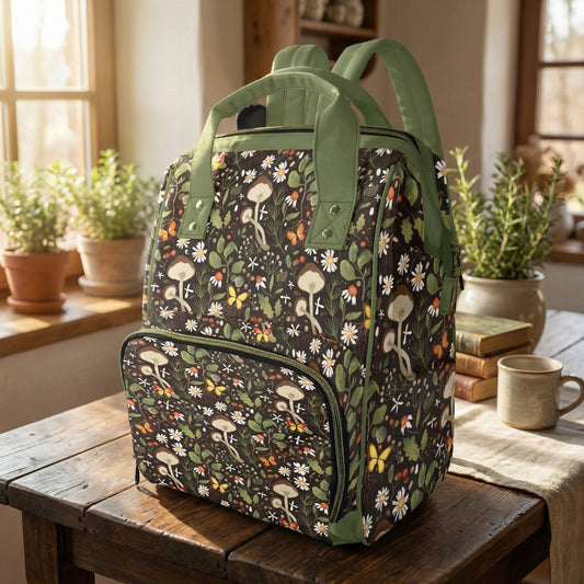 Goblincore Woodland Diaper Backpack