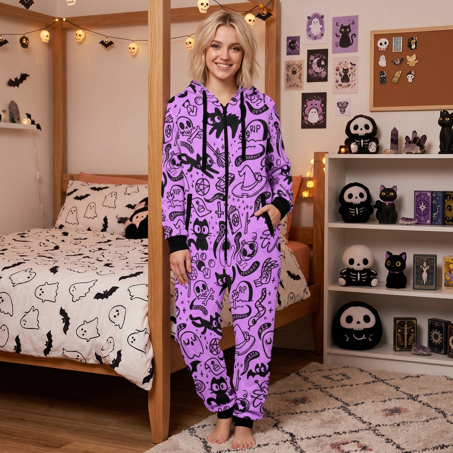 Spooky Cute Adult Onesie Pajamas
