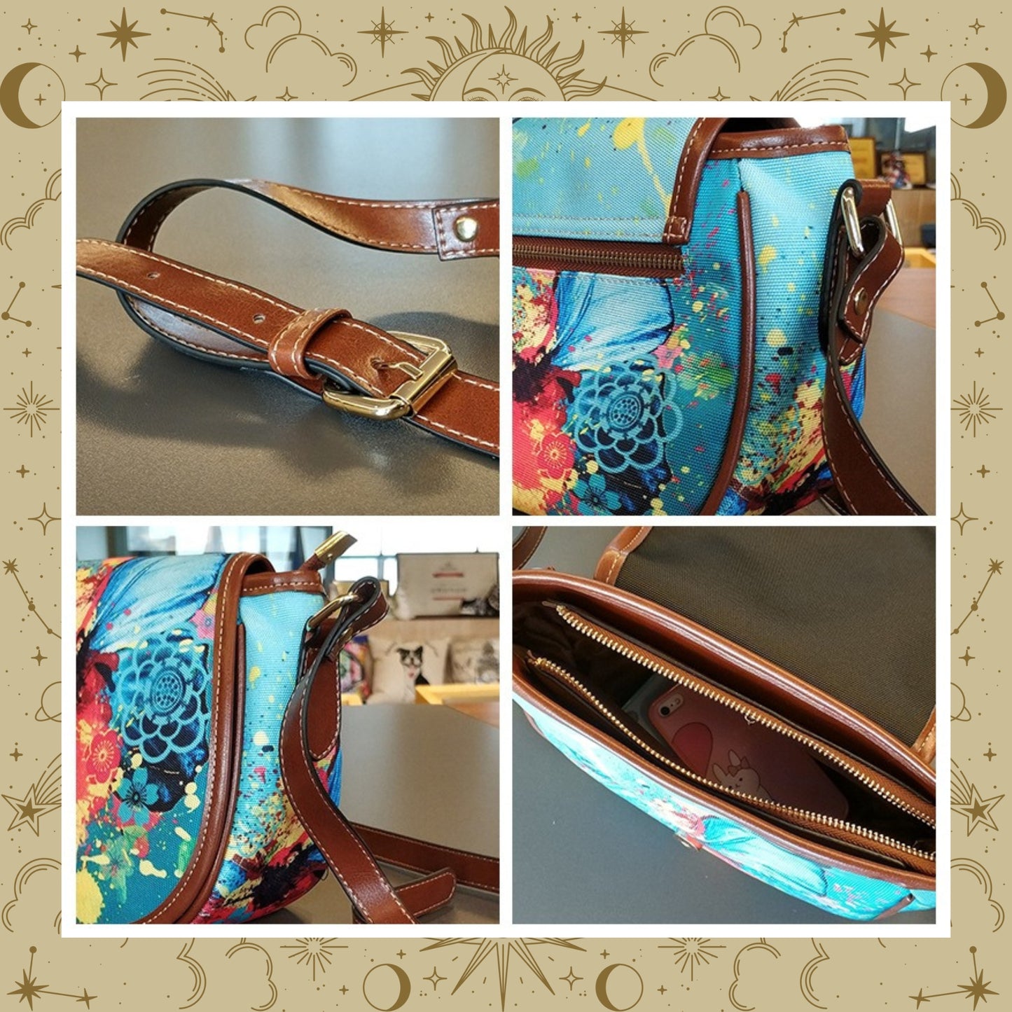 Woodland Unicorn Saddle Bag Purse