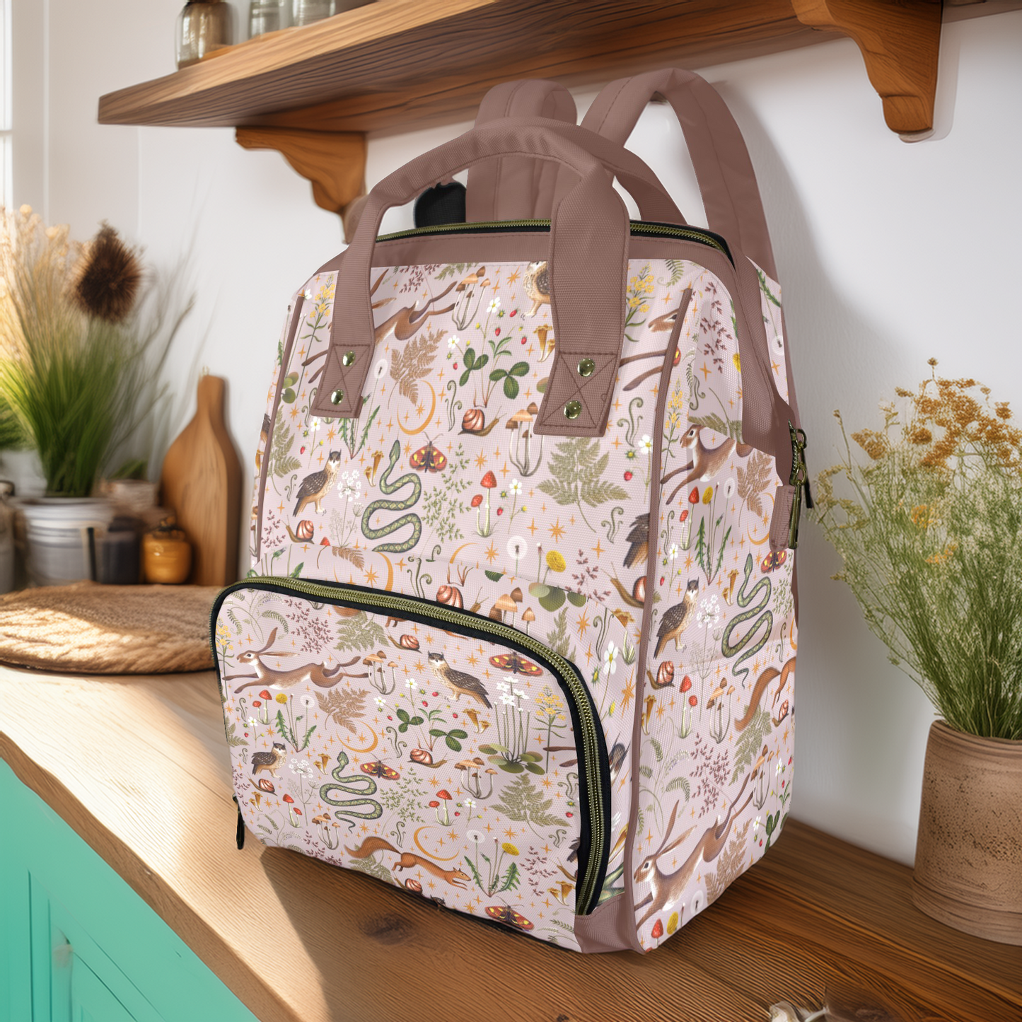 Boho Fairy Forest Multi-Function Diaper Bag